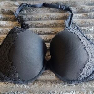 Gilligan & O'Malley Charcoal Lace Bra